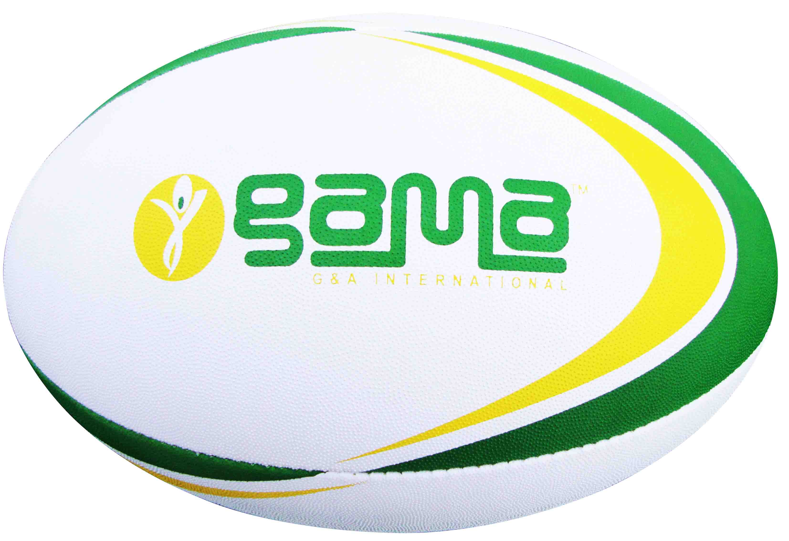 Rugby Ball Alpha, Synthetic Pimpled Rubber Grade I...